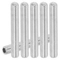 thumbnail image 1 of Uxcell Hex Socket Grub Screw Flat Point Grub Bolt Stainless Steel Head Socket Set Screws for Door Handle Light Fixture Repair M5x40mm, 1 of 7