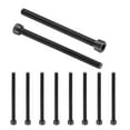 thumbnail image 1 of Uxcell Hex Socket Head Cap Screws Bolts, 12.9 Grade Carbon Steel Socket Drive Screws, Black Oxide, Full Threads M6 x 80 mm 25, 1 of 7