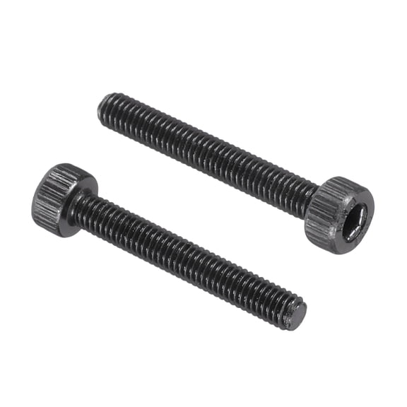 Uxcell Hex Socket Head Cap Screws Bolts, Carbon Steel Socket Drive Screws, Black Oxide Full Threads M3 x 20 mm 50