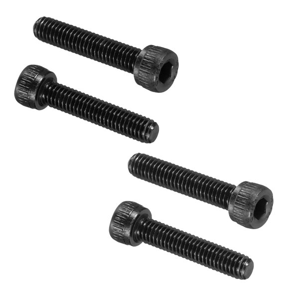 Uxcell Hex Socket Head Cap Screws Bolts, Carbon Steel Socket Drive Screws, Black Oxide Full Threads M4 x 20 mm 100
