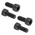 thumbnail image 1 of Uxcell Hex Socket Head Cap Screws Bolts, Carbon Steel Socket Drive Screws, Black Oxide Full Threads M5 x 12 mm 100, 1 of 7