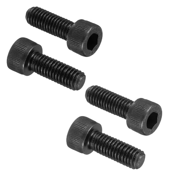 Uxcell Hex Socket Head Cap Screws Bolts, Carbon Steel Socket Drive Screws, Black Oxide Full Threads M5 x 16 mm 100