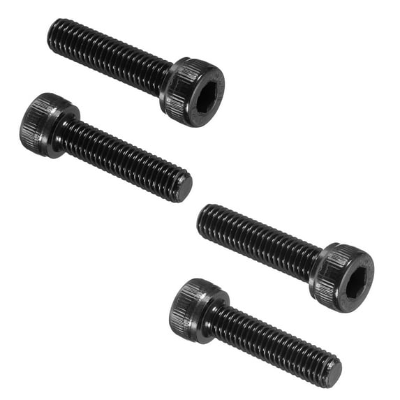 Uxcell 100Pcs M5 x 20 mm Hex Socket Head Cap Screws Bolts 12.9 Grade Carbon Steel Socket Drive Screws Black Oxide Full Threads