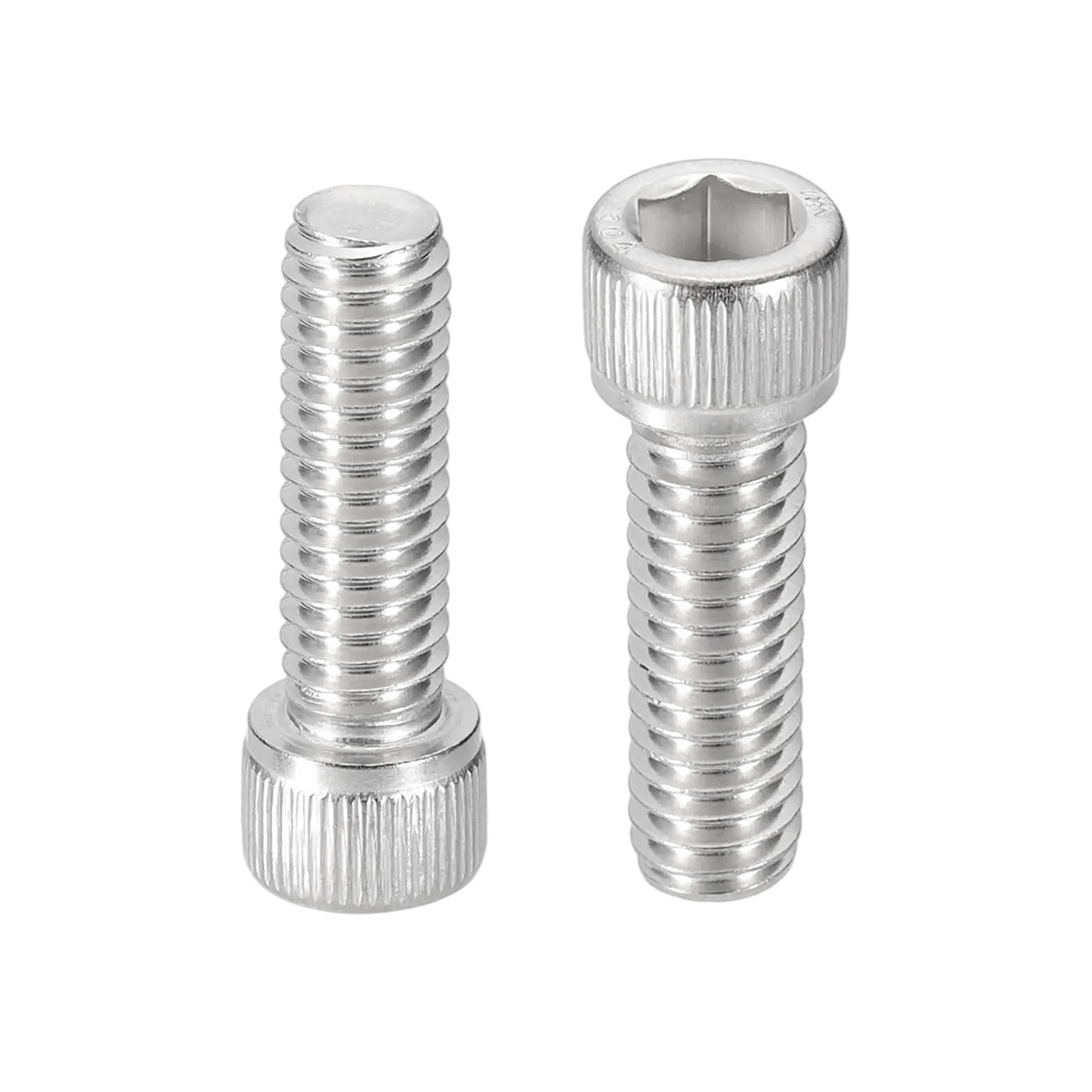 Flat Head Hex Socket Cap Screws Bolts(5/16-18x1-1/4) 10Pcs, Silver Flat Head Hex Socket Cap Screws Bolts(5/16-18x1-1/4) 10Pcs, Silver