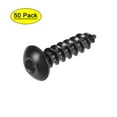 thumbnail image 1 of Uxcell Hex Socket Self Tapping Screws, M5 x 20mm Carbon Steel Wood Screw 50 Pack, 1 of 4