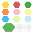 thumbnail image 1 of Uxcell Hexagon Cutouts, 144 Pack Paper Hexagon, Colorful Hex Cutout for Classroom , Assorted Color, 1 of 7