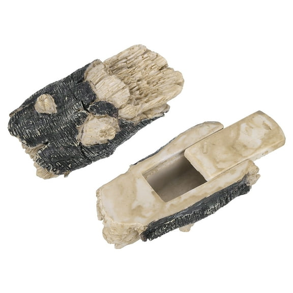 Uxcell Hide A Key Outside, Faux Tree Branch Hide A Spare Key Outdoor Waterproof Key Hider Decoration Safe Storage Lock Box Hidden Key Holder for Outside Garden Decoration, Taupe