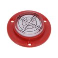 thumbnail image 1 of Uxcell High Precision Horizontal Bubble Level Round Bull's-Eye Level Measuring Layout Tools for RV TV Picture Red White 49x12mm, 1 of 7