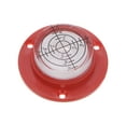 thumbnail image 1 of Uxcell High Precision Horizontal Bubble Level Round Bull's-Eye Level Measuring Layout Tools for RV TV Picture Red White 49x16.5mm, 1 of 7
