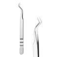 thumbnail image 1 of Uxcell High Precision Lash Tweezers, Stainless Steel Multifunctional Eyelash Extensions Tweezer Casual Beauty Tools for Eyelash Extensions, Silver, 1 of 7