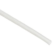 Uxcell High TEMP Fiberglass Sleeve Insulation Cable Protectors 9.8Ft 5mm/ 0.2"  White