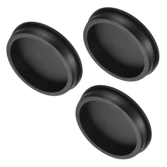 Uxcell High Temp Silicone Plug Mount Dia 101.5mm/4 inch t Shaped Rubber Stopper Hole Plugs for Powder Coating Plating Waterproof Plugs Sealing Plugs Black Pack of 3