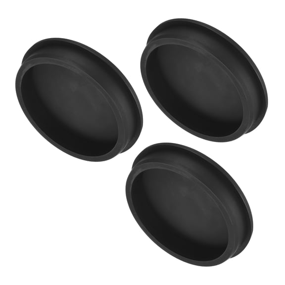 Uxcell High Temp Silicone Plug Mount Dia 106.5mm/4.19 inch t Shaped Rubber Stopper Hole Plugs for Powder Coating Plating Waterproof Plugs Sealing Plugs Black Pack of 2