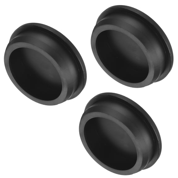 Uxcell High Temp Silicone Plug Mount Dia 51.3mm/2.02 inch t Shaped Rubber Stopper Hole Plugs for Powder Coating Plating Waterproof Plugs Sealing Plugs Black Pack of 3
