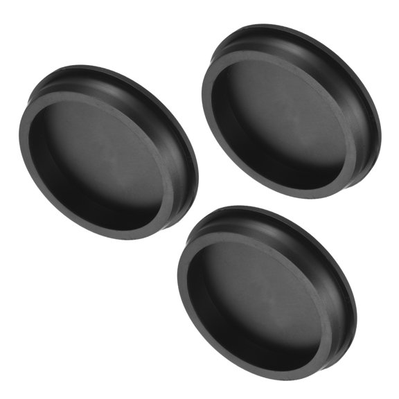 Uxcell High Temp Silicone Plug Mount Dia 86.3mm/3.4 inch t Shaped Rubber Stopper Hole Plugs for Powder Coating Plating Waterproof Plugs Sealing Plugs Black Pack of 3