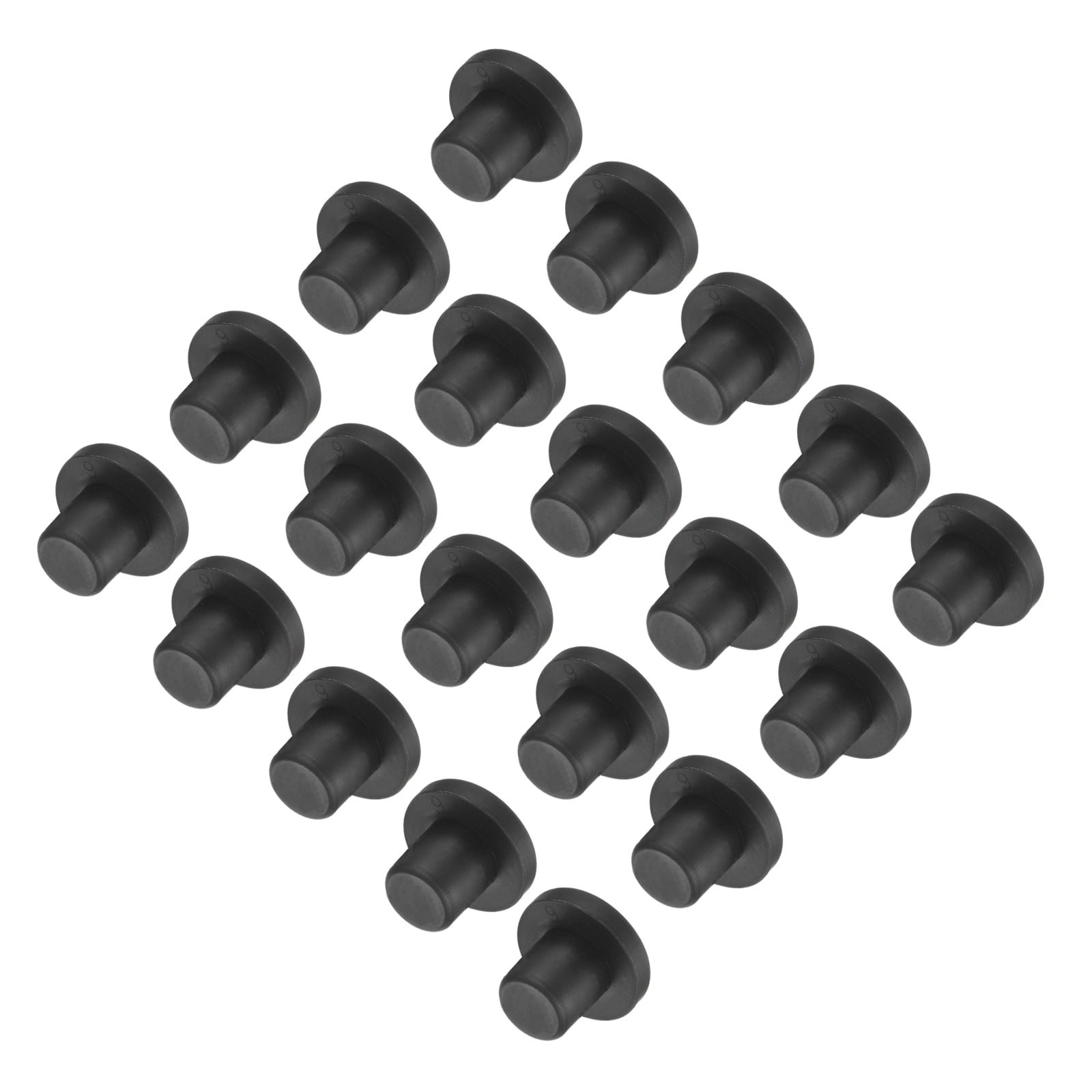 Uxcell High Temp Silicone Plug Mount Dia 9mm/0.35 inch t Shaped Rubber ...