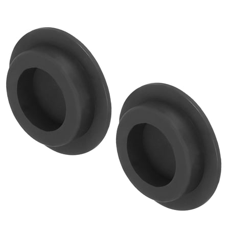Uxcell High Temp Silicone Plug T Shaped Silicon Stopper for Powder Coating Anodizing Plating Black 40x7x30mm 2pcs