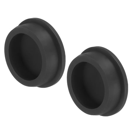 Uxcell High Temp Silicone Plug T Shaped Silicon Stopper for Powder Coating Anodizing Plating Black 52x12x46mm 2pcs