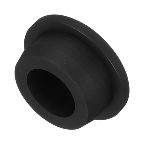 Uxcell 1Pcs High Temp Silicone Plug T Type Solid Silicon Stopper Black 1.3x0.53x0.39"