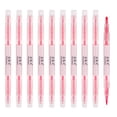 thumbnail image 1 of Uxcell Highlighter Pen Double Ended Broad and Fine Tips Highlighter Rose Red 10 Pack, 1 of 6
