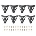 thumbnail image 1 of Uxcell Hollow Out Furniture Legs, Modern Metal Triangle Couch Feet Replacement Sofa Leg Black 4.7 Inch, 1 of 5