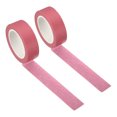 thumbnail image 1 of Uxcell Holographic Washi Tape 0.59 Inch x 10.93 Yards, 2 Roll Self Adhesive Masking Sticker, Bright Pink, 1 of 6