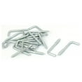 thumbnail image 1 of Uxcell Home Wall L Shaped Self Tapping Metal Screw Hook Picture Hanger M4x38mm 20pcs, 1 of 2