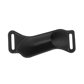 Uxcell Horizontal Leather Knife Sheath 6.7" x 2.5" PU Leather Belt Loop for Outdoor Activities