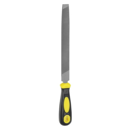 Uxcell Horseshoe File 6 Inch 3mm High Carbon Steel Single Cut Flat Hand Rasp File with Plastic Handle