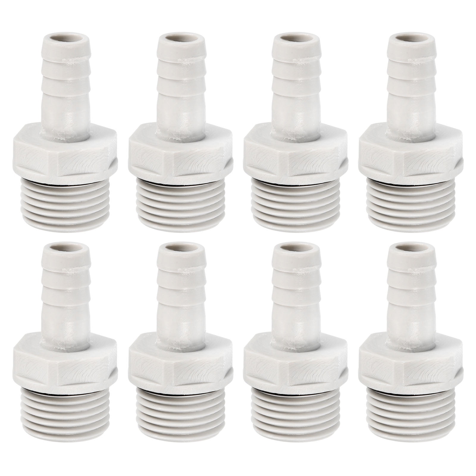 Uxcell 12mm Barbed X G3/8 Female Barb Hose Fitting Brass With Hose Clamp 2Set