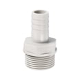 thumbnail image 1 of Uxcell Hose Barb Fitting 15mm Barbed G3/4 Male Thread, 1 Pack Pipe Connector, Grey, 1 of 6