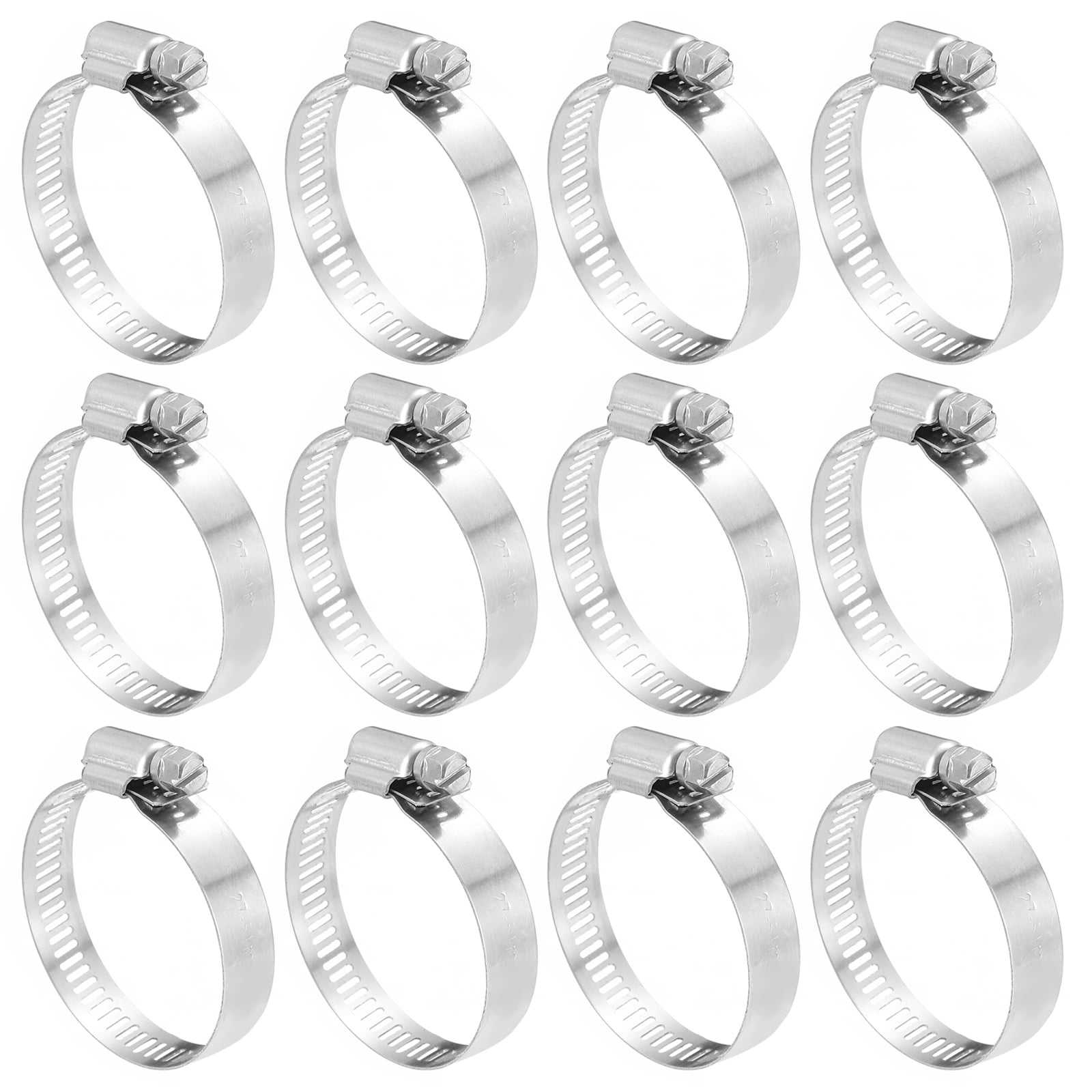 Oetiker 11.3mm Stepless Ear Clamps - Stainless Steel Single Ear Hose Clamps, 360° Seal, Lightweight