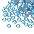 thumbnail image 1 of Uxcell Hotfix Rhinestones Flatback Crystal Glass Gems for Crafts Clothes DIY Decoration 288Pcs Bright Light Blue, 1 of 5