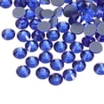 thumbnail image 1 of Uxcell Hotfix Rhinestones Flatback Crystal Glass Gems for Crafts Clothes DIY Decoration 288Pcs Deep Blue, 1 of 5
