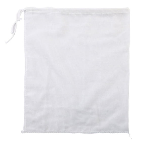 Uxcell Household Linen Brew Raw Food Mesh Net Strainer Filter Boil Bag White 11.0'' x 9.0'