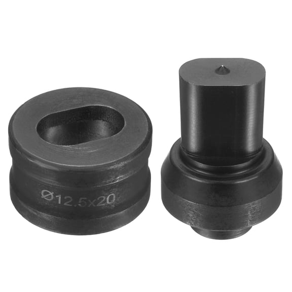 Uxcell Hydraulic Hole Punch Die 12.520mm Oval Hole Electric Punching Kit CH60