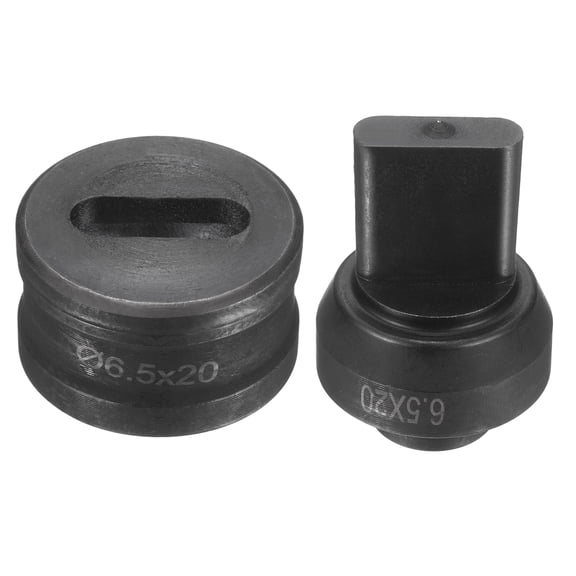 Uxcell Hydraulic Hole Punch Die 6.520mm Oval Hole Electric Punching Kit CH60