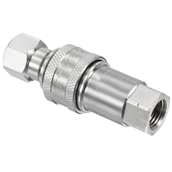 Uxcell Hydraulic Quick Connect Coupler M14x1.5mm Female Thread Pipe Fitting, 1 Set