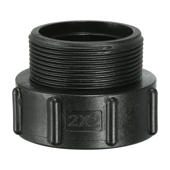 Uxcell IBC Tote Adapter S60x6 Coarse Thread 2 BSP Male Thread, Drain Tank Fitting