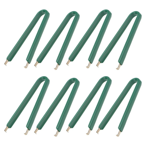 Uxcell IC Puller Chip Extractor with Insulated Vinyl Grip Stainless Steel Green 8pcs