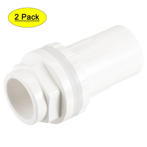 Uxcell ID Water Tank Pipe Connectors DN Joint Straight Tube Hose Accessory White 25mm