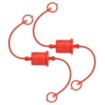 thumbnail image 1 of Uxcell ISO-A Hydraulic Coupler Male Dust Cap and Female Plug Cover, Quick Disconnects Port Plug Cover Fitting 1", 1 of 6