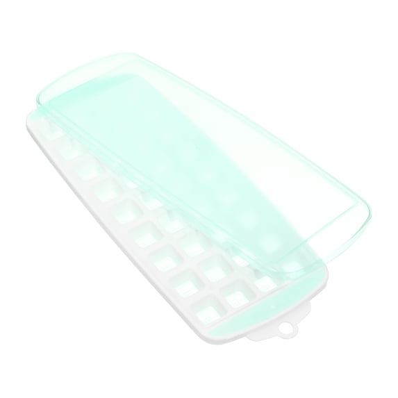 Uxcell Ice Trays with Lid for Freezer 36 Grid Ice Tray Mould, Removable and Stackable, Green