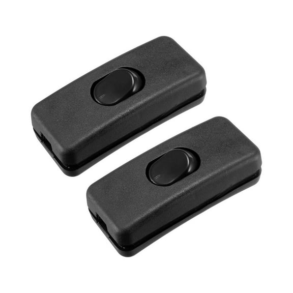 Uxcell In-line Cord Light Lamp Switch, On Off Switch 2PCS 2A/250VAC