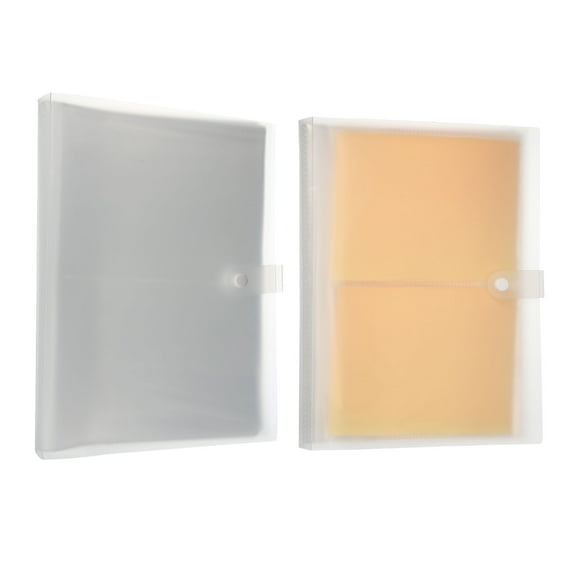 Uxcell Index Cards Holder, Cards Organizer Pouches Book Binder Cards Sleeve Storage Protector for Pictures Study Card Note Card Clear 4x6"