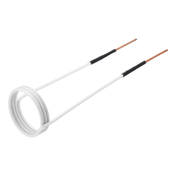 Uxcell Induction Heater Coil,1000W 110V Magnetic Induction Heater Tools 45mm ID x 21mm Length Magnetic Coils for Rusty Bolts Nuts Screws Removal, White