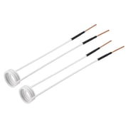 Uxcell Induction Heater Coil,2 Pcs 1000W 110V Magnetic Induction Heater Tools 25mm ID x 25.5mm Length Magnetic Coils for Rusty Bolts Nuts Screws Removal, White