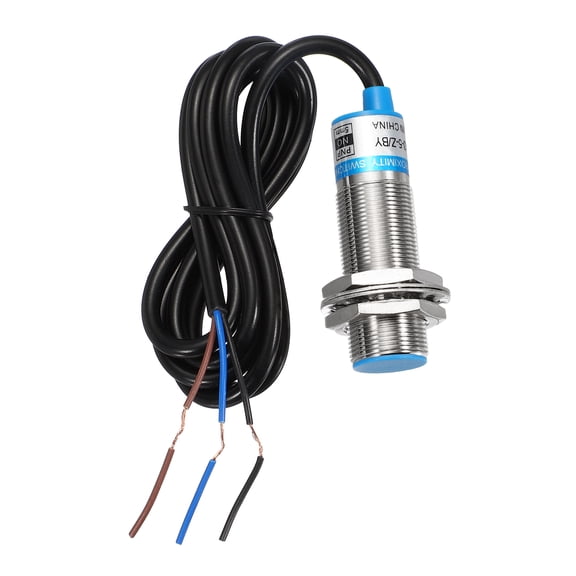 Uxcell Inductive Proximity Sensor, PNP NO M18 DC 6-36V 300mA Proximity Switch Detector Approach Sensor 5mm 3 Wire for Industrial Automation LJ18A3-5-Z/BY