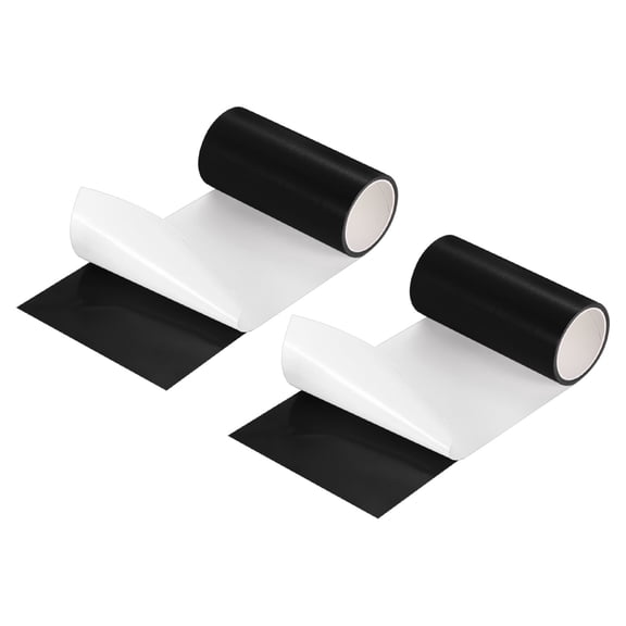 Uxcell Inflatable Patch Repair Kit 4" x 492 Ft, TPU Pool Patches Repair Tape, Black 2 Pcs