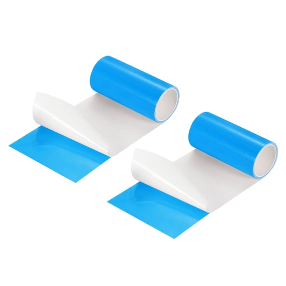 Uxcell Inflatable Patch Repair Kit 4" x 492 Ft, TPU Pool Patches Repair Tape, Blue 2 Pcs